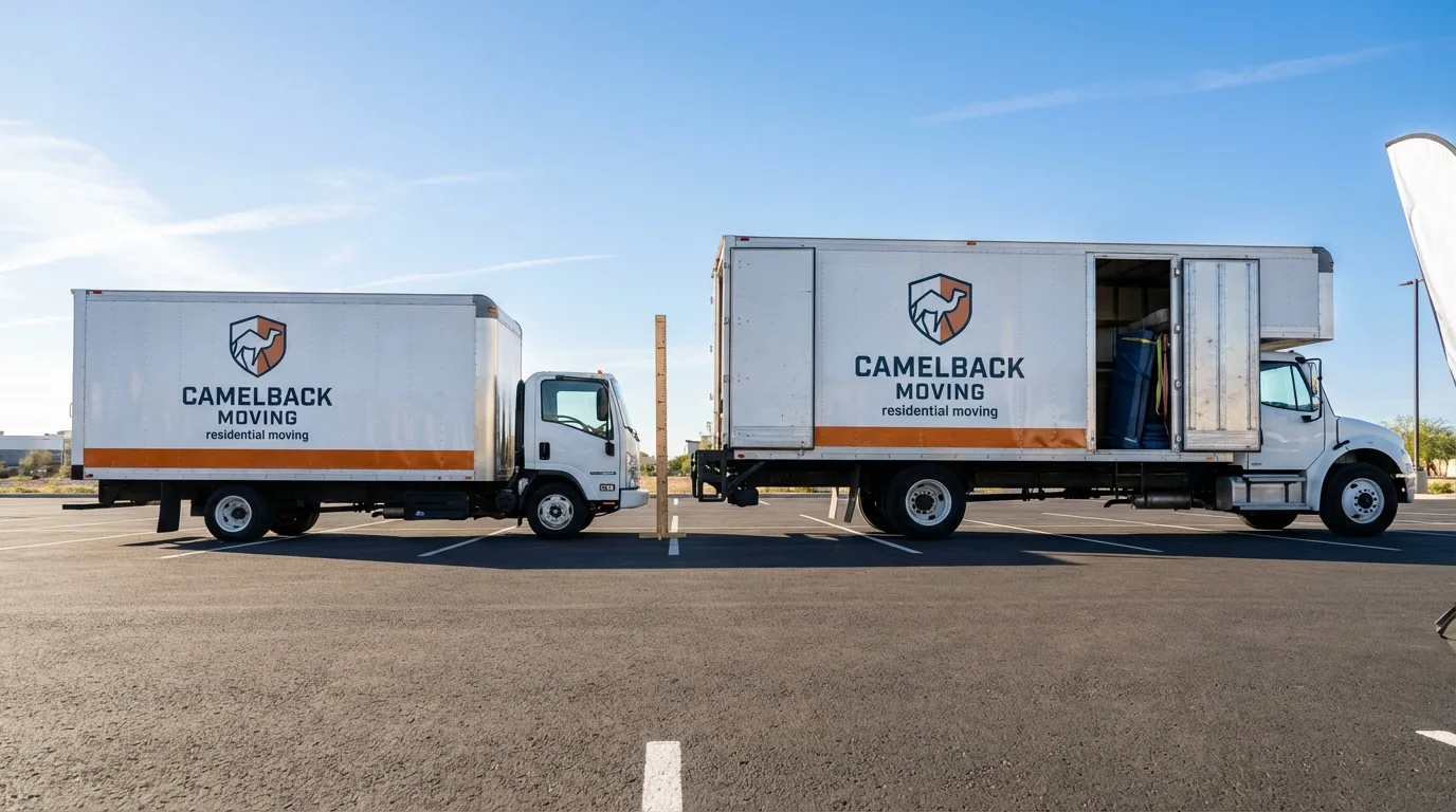Moving truck size capacity guide in Merrillville